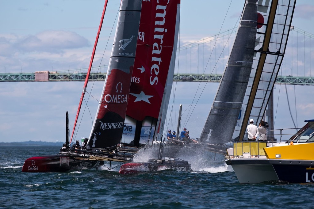 34th America’s Cup, America’s Cup World Series  Newport 2012, Official Training Day 2 © ACEA - Photo Gilles Martin-Raget http://photo.americascup.com/