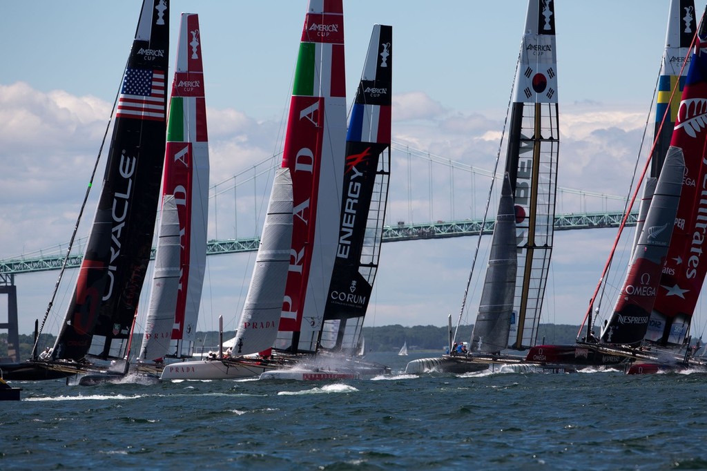34th America’s Cup, America’s Cup World Series  Newport 2012, Official Training Day 2 © ACEA - Photo Gilles Martin-Raget http://photo.americascup.com/