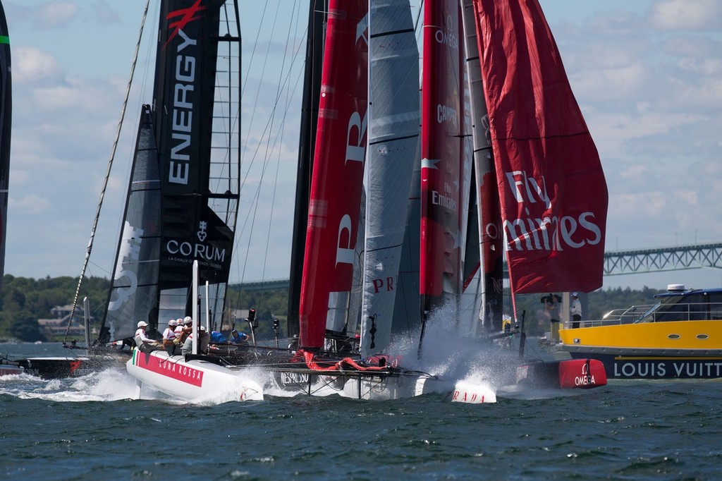 34th America’s Cup, America’s Cup World Series  Newport 2012, Official Training Day 2 © ACEA - Photo Gilles Martin-Raget http://photo.americascup.com/
