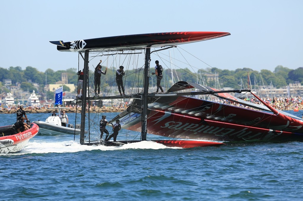 Race Day 1, America’s Cup World Series, Newport RI © ACEA - Photo Gilles Martin-Raget http://photo.americascup.com/