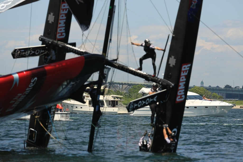 Race Day 1, America&rsquo;s Cup World Series, Newport RI photo copyright ACEA - Photo Gilles Martin-Raget http://photo.americascup.com/ taken at  and featuring the  class