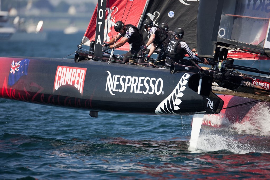 Emirates Team NZ - America’s Cup World Series  Newport 2012, Racing Day 3 © ACEA - Photo Gilles Martin-Raget http://photo.americascup.com/