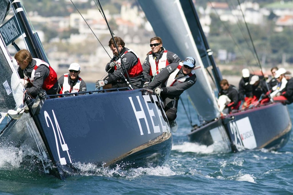 Cascais RC44 Cup 2012 photo copyright  Nico Marintez / MartinezStudio.es http://www.martinezstudio.es/ taken at  and featuring the  class