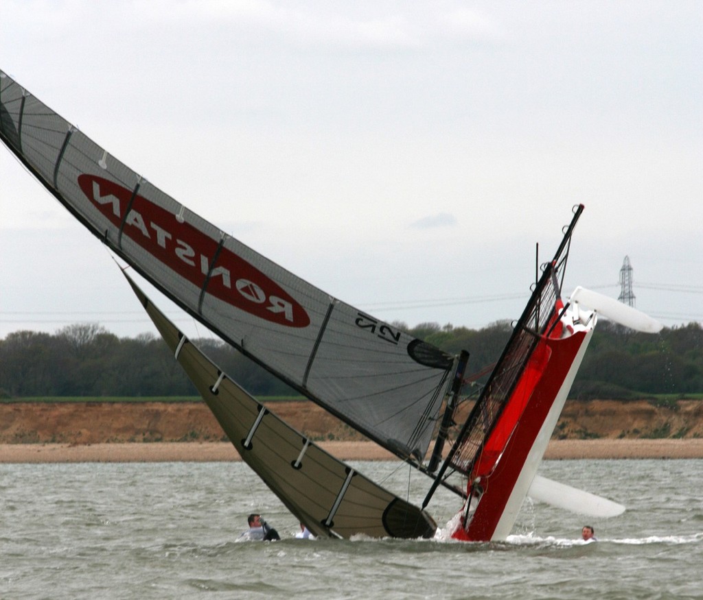 Ronstan - Round 2, Day 1, UK 18ft Skiff Grand Prix 2012 © Declan O'Riordan & Eddie Aldridge