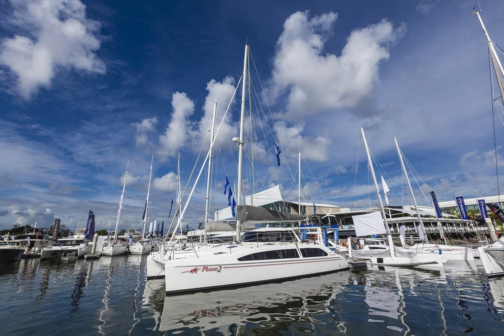 Marina - Sanctuary Cove International Boat Show 2012 photo copyright Mark Burgin taken at  and featuring the  class