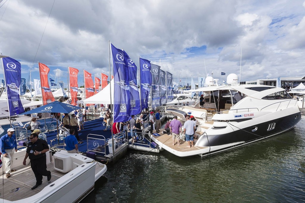 Marina - Sanctuary Cove International Boat Show 2012 photo copyright Mark Burgin taken at  and featuring the  class
