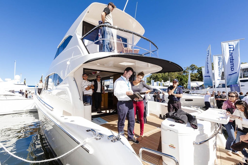 Maritimo - Sanctuary Cove International Boat Show 2012 photo copyright Mark Burgin taken at  and featuring the  class