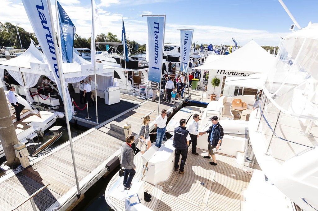 Maritimo - Sanctuary Cove International Boat Show 2012 photo copyright Mark Burgin taken at  and featuring the  class