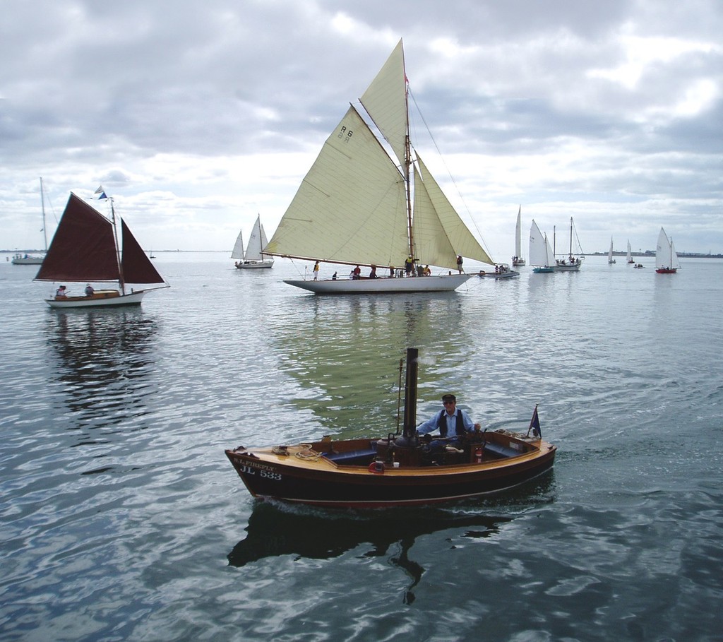 Sayonara and Steam - Wooden Boat Festival 2012 © Bob Appleton