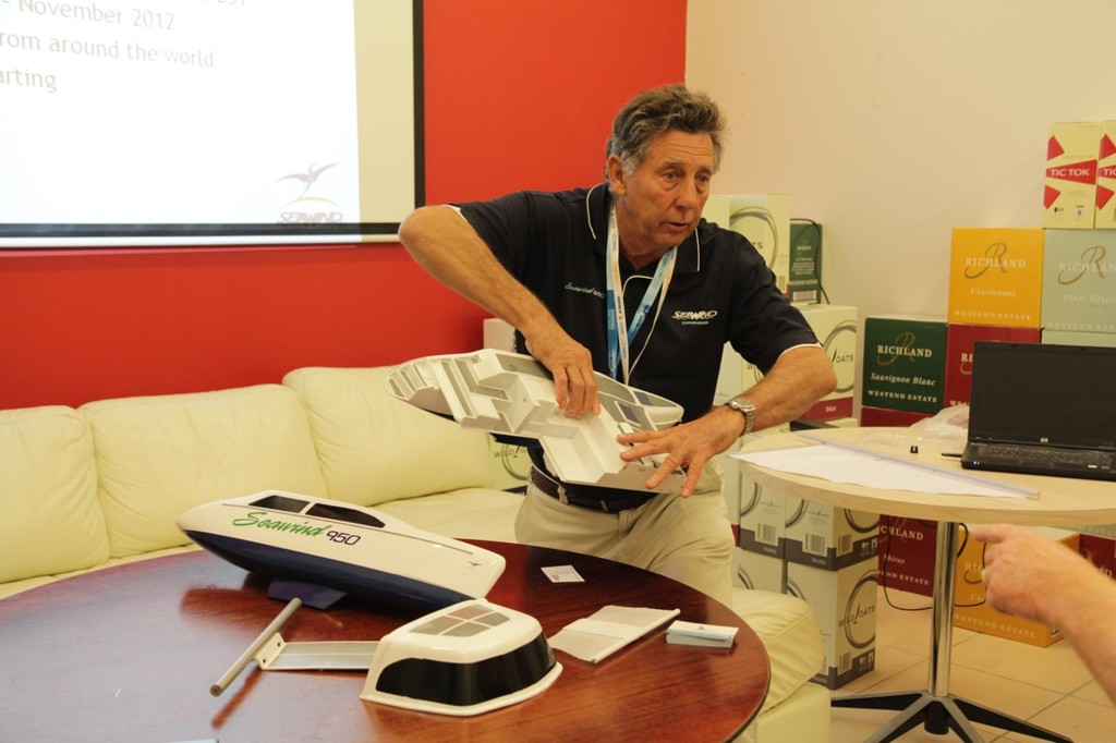 The 950's modular packing coupled with a smaller price tag will widen the market for Seawinds  - Seawind 950 Launch photo copyright Sarah Ruggiero taken at  and featuring the  class