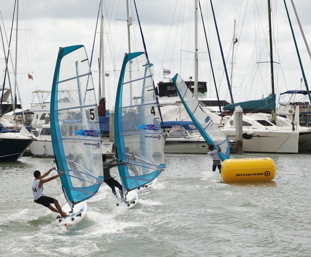 NeilPryde Racing Series - Top of the Gulf Regatta 2012. Racing inside Ocean Marina. © Guy Nowell/Top of the Gulf