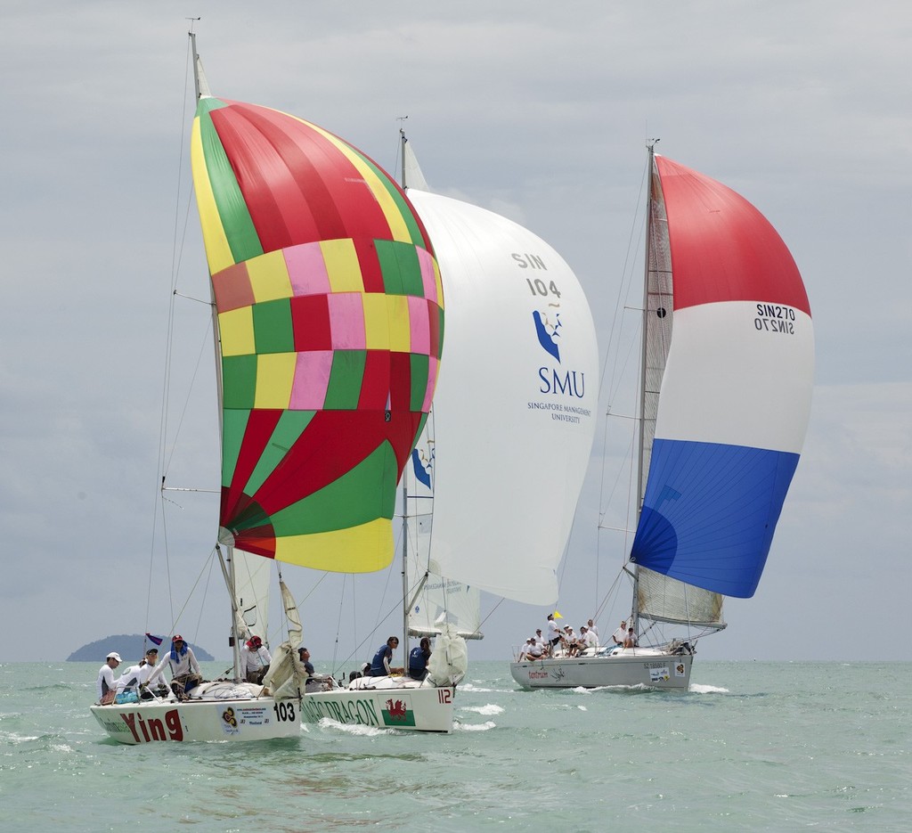 Top of the Gulf Regatta 2012 - colour and movement, colour and movement.  © Guy Nowell/Top of the Gulf