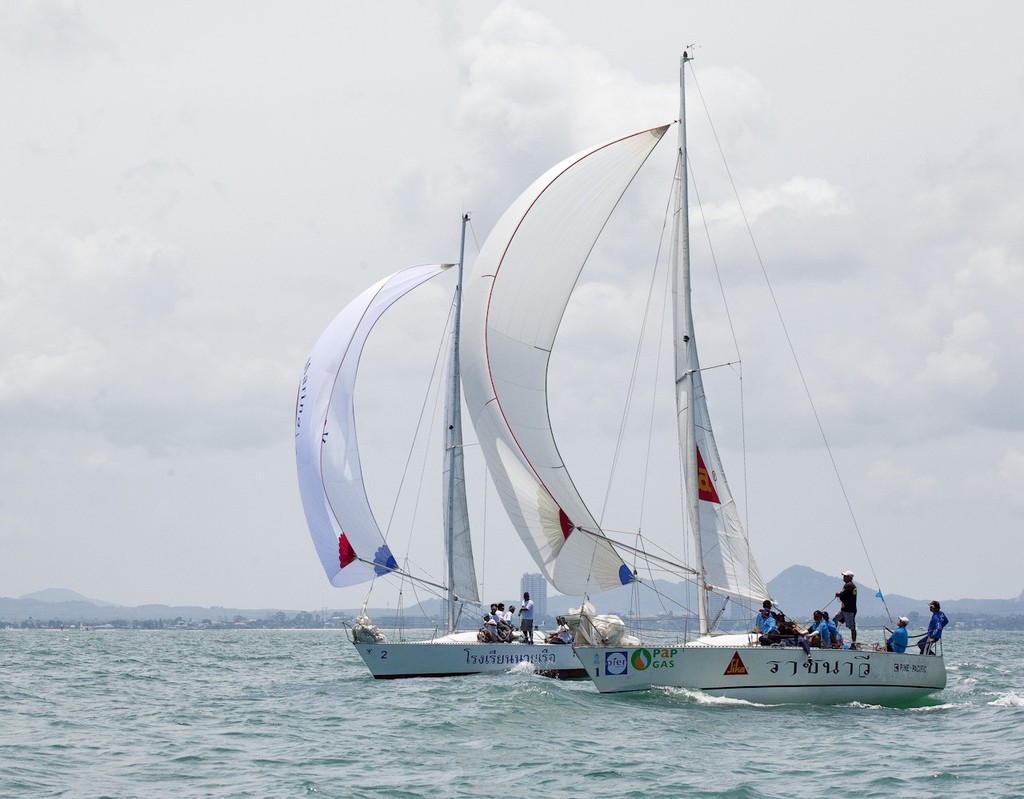 Top of the Gulf Regatta 2012 - Navy 1 and Navy 2 photo copyright Guy Nowell/Top of the Gulf taken at  and featuring the  class