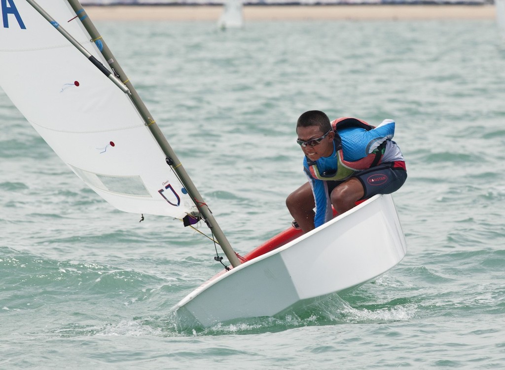 Top of the Gulf Regatta 2012 - Thai Optimist National Championships, winner, Sarawut Phetsiri © Guy Nowell/Top of the Gulf