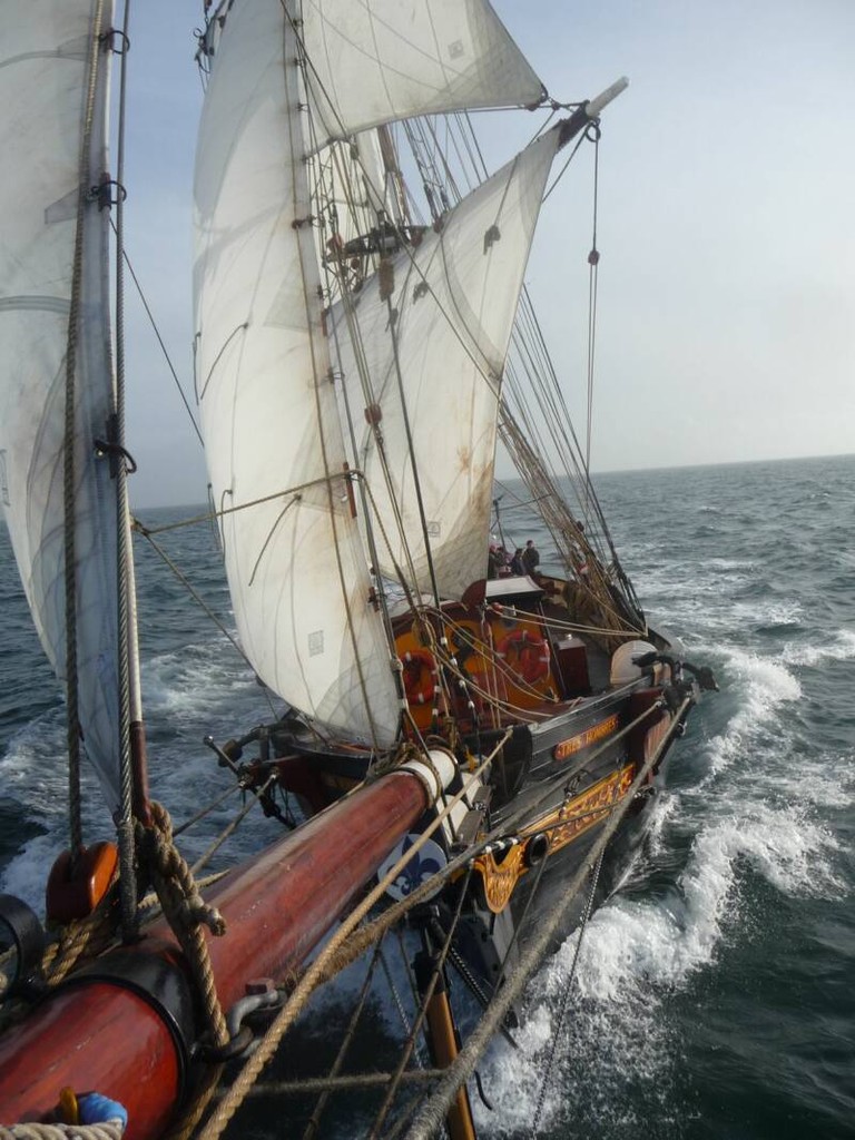 Tres Hombres from the deck photo copyright  SW taken at  and featuring the  class