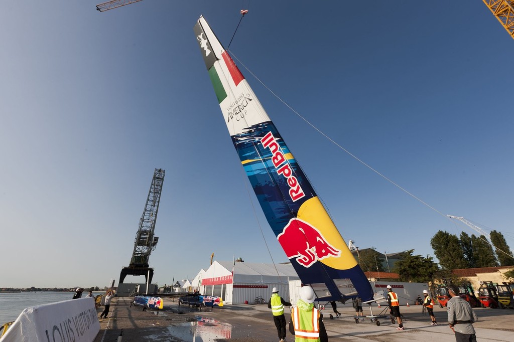 17/05/2012 - Venice (ITA) - 34th America's Cup - America's Cup World Series Venice 2012 - Red Bull launches Youth America's Cup photo copyright ACEA - Photo Gilles Martin-Raget http://photo.americascup.com/ taken at  and featuring the  class