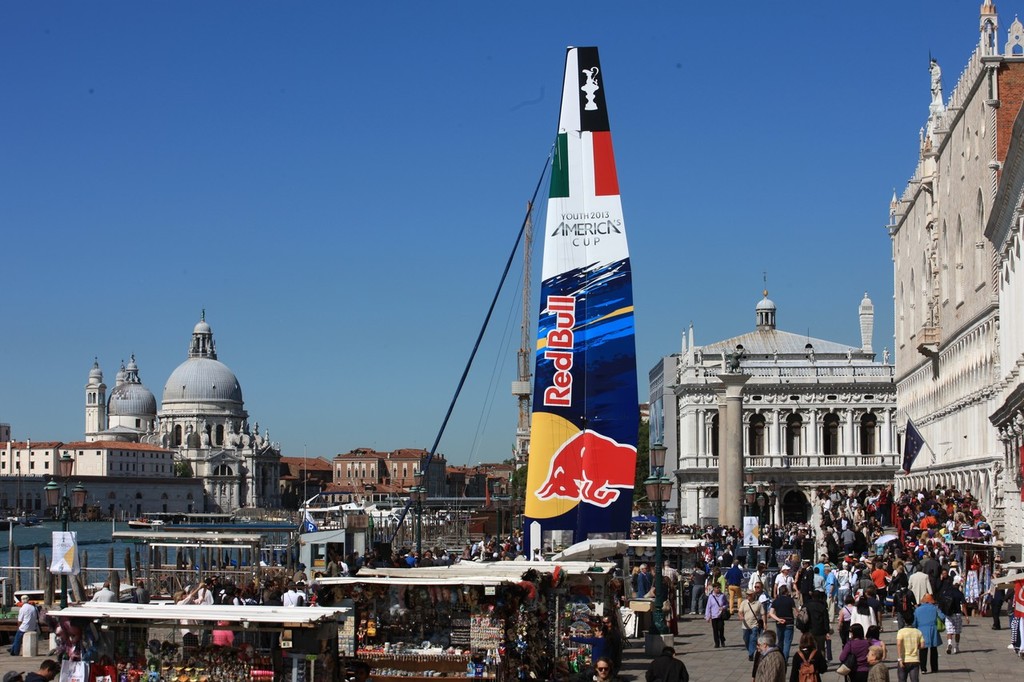 16/05/2012 - Venice (ITA) - 34th America's Cup - America's Cup World Series Venice 2012 - Bad weather over Venice photo copyright ACEA - Photo Gilles Martin-Raget http://photo.americascup.com/ taken at  and featuring the  class