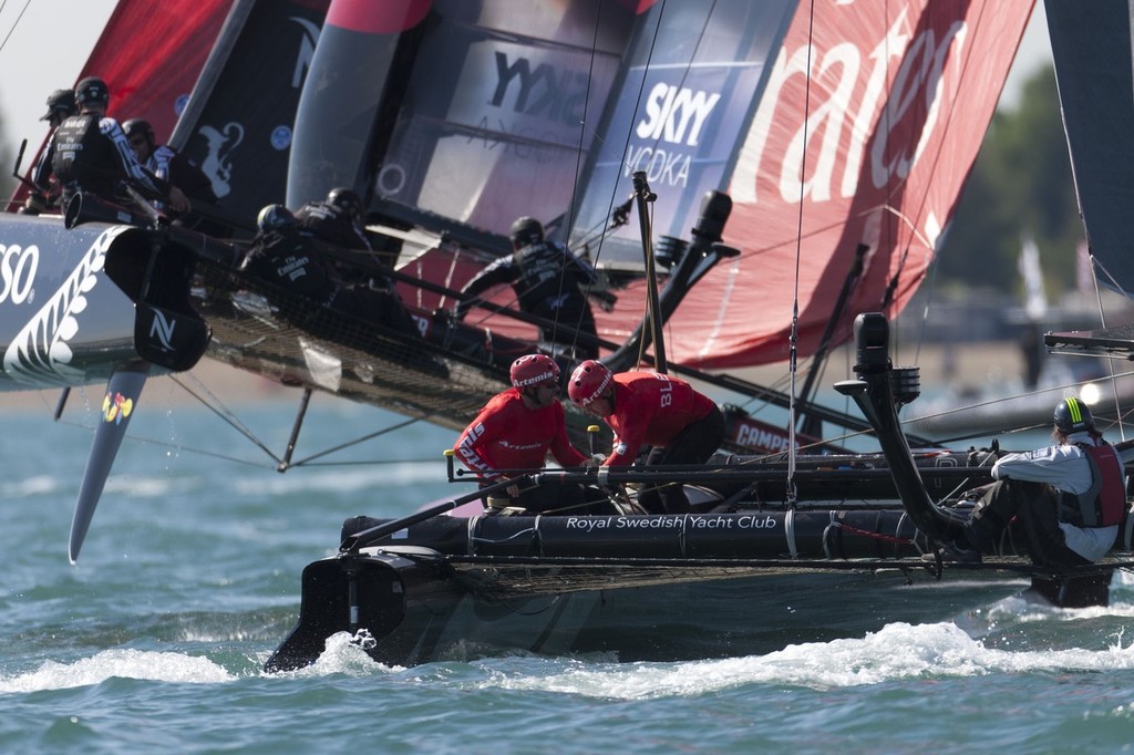 16/05/2012 - Venice (ITA) - 34th America's Cup - America's Cup World Series Venice 2012 - Bad weather over Venice photo copyright ACEA - Photo Gilles Martin-Raget http://photo.americascup.com/ taken at  and featuring the  class