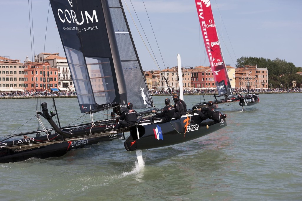 18/05/2012 - Venice (ITA) - 34th America's Cup - America's Cup World Series Venice 2012 - Racing Day 2 photo copyright ACEA - Photo Gilles Martin-Raget http://photo.americascup.com/ taken at  and featuring the  class