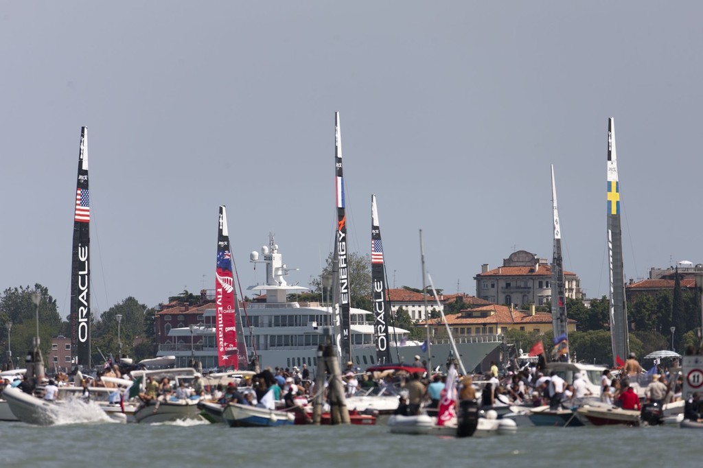 19/05/2012 - Venice (ITA) - 34th America's Cup - America's Cup World Series Venice 2012 - Racing Day 3 photo copyright ACEA - Photo Gilles Martin-Raget http://photo.americascup.com/ taken at  and featuring the  class
