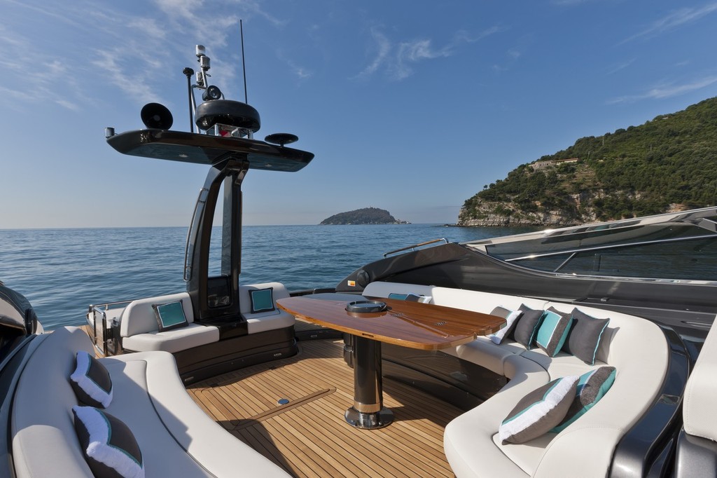 Virtus Cockpit photo copyright Ferretti S.p.A http://www.ferrettigroup.com taken at  and featuring the  class