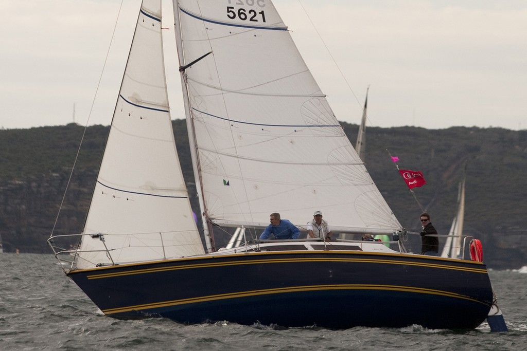 Wild Blue Yonder secured her second consecutive win in Division G - Audi Winter Series 2012 photo copyright David Brogan www.sailpix.com.au taken at  and featuring the  class