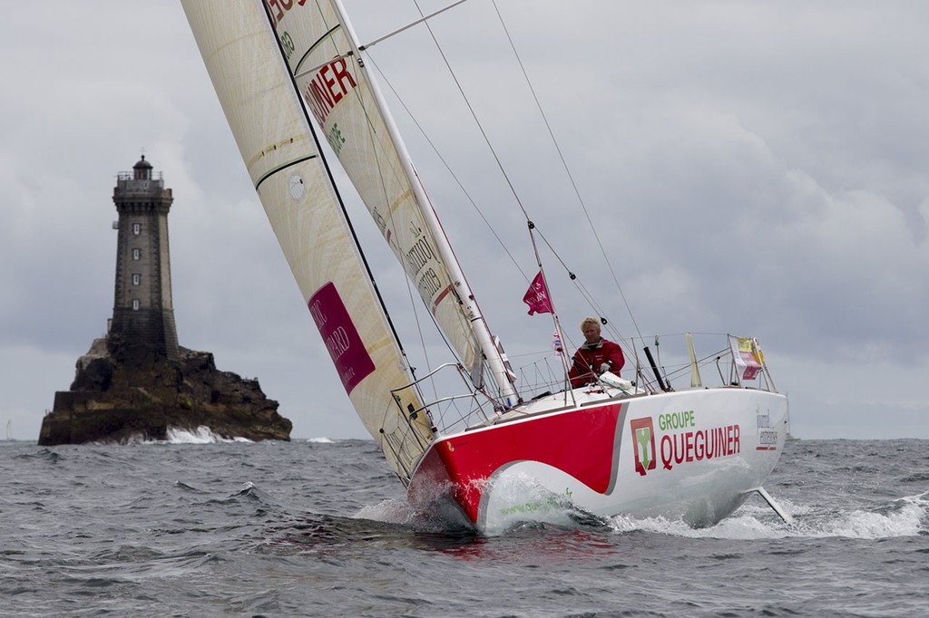 Yann Elies, skipper Groupe Queguiner © Alexis Courcoux