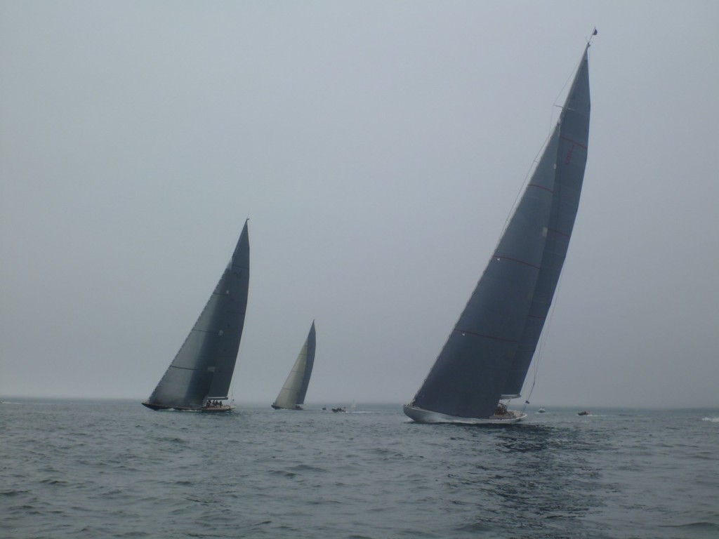 Ranger (to leeward) - Day 2 - J class UK Series, Falmouth © J Class Association