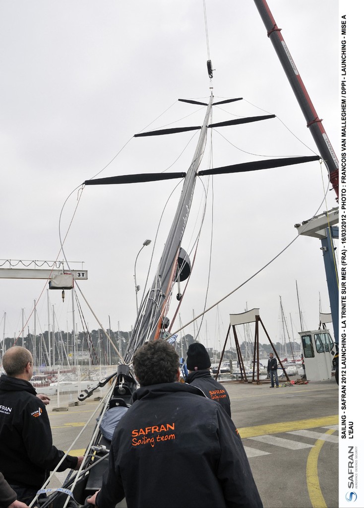 A new revolutionary mast for Safran &copy; Francois Van Malleghem http://www.pixsail.com/