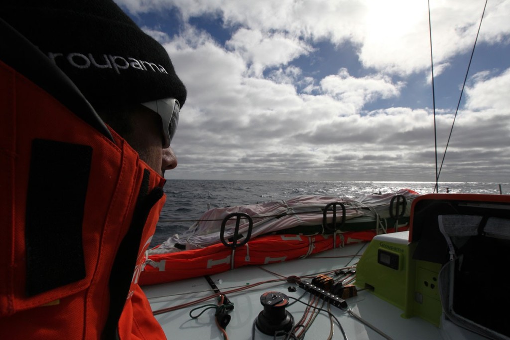 Groupama Sailing Team - Day 4 of Leg 5 - Volvo Ocean Race 2011-12 © Yann Riou/Groupama Sailing Team /Volvo Ocean Race http://www.cammas-groupama.com/