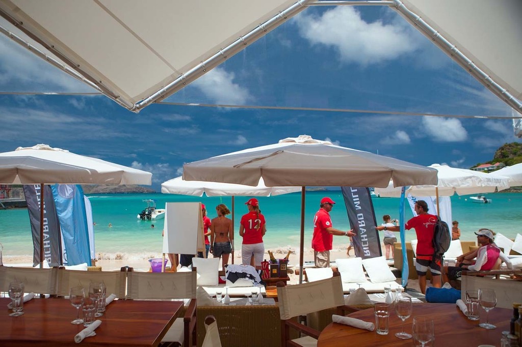 Layday at Nikki Beach © Christophe Jouany / Les Voiles de St. Barth http://www.lesvoilesdesaintbarth.com/