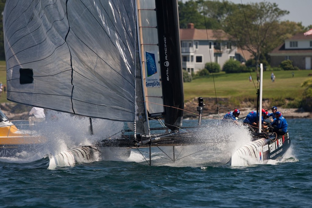 34th America&rsquo;s Cup, America&rsquo;s Cup World Series  Newport 2012, Racing Day 3 &copy; ACEA - Photo Gilles Martin-Raget http://photo.americascup.com/