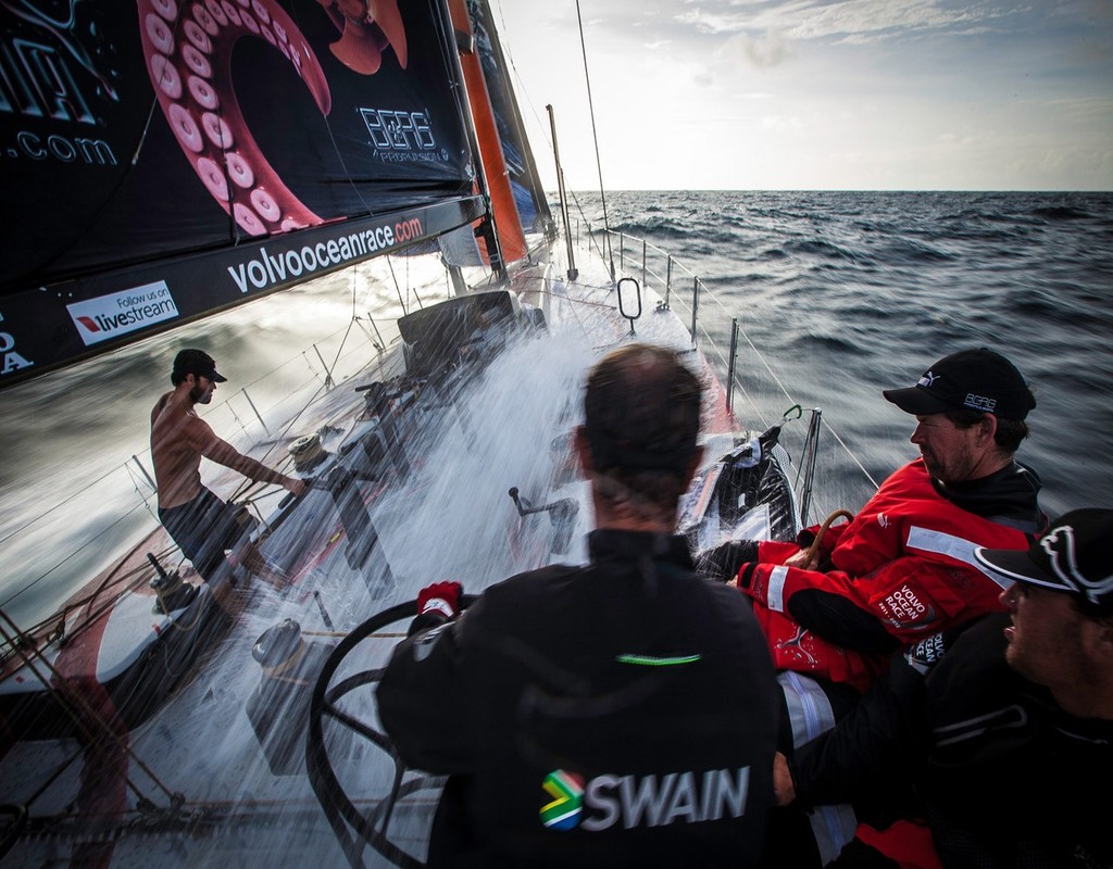 Onboard PUMA Ocean Racing during leg 6 of the Volvo Ocean Race 2011-12 © Amory Ross/Puma Ocean Racing/Volvo Ocean Race http://www.puma.com/sailing