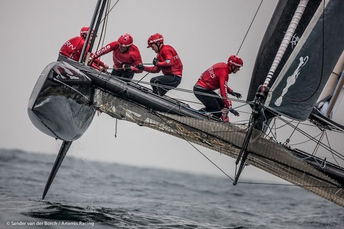 Artemis -April 13th 2011, AC45 World Series Naples. Third day of Racing. © Sander van der Borch / Artemis Racing http://www.sandervanderborch.com