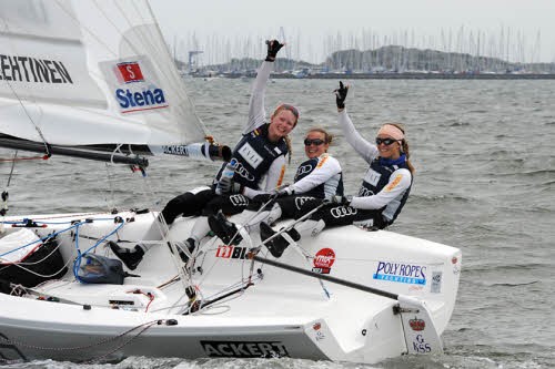 Team Lehtinen - ISAF Women&rsquo;s Match Racing World Championship 2012 &copy; Alf Tornberg http://www.gkss.se/en/Events/WMRWC/