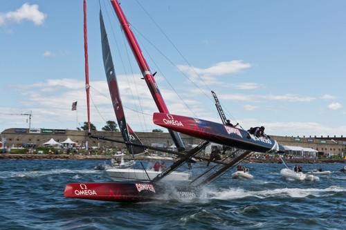 Emirates Team NZ -America’s Cup World Series Newport 2012, © ACEA - Photo Gilles Martin-Raget http://photo.americascup.com/