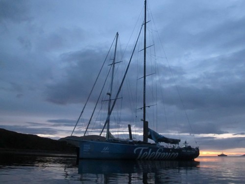 Team Telefonica in Martial Creek, Cabo de Hornos National Park - 