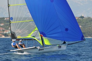 NZL 49er Peter Burling/Blair Tuke - beautiful condition in Zadar - 2012 49er Worlds, Croatia photo copyright Nikola Sisko taken at  and featuring the  class