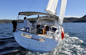 Champagne, the vessel, is completely effortless as she goes about her business. - Oceanis 45 photo copyright  John Curnow taken at  and featuring the  class