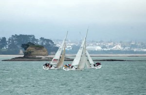 Young 88&rsquo;s at Watchman Island photo copyright Y88 Class Association www.y88.org.nz taken at  and featuring the  class