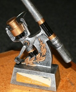 The trophies were much sought after! - Spin Fishing Championships photo copyright Carl Hyland taken at  and featuring the  class