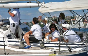 All OK on board the Swan 44, Vistali. - Nautor's Swan Australia Rally photo copyright  John Curnow taken at  and featuring the  class