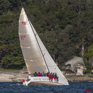 Shere Khan, came 2nd in race 9 and is close to a Division E series win with only one race left to go.  - CYCA Audi Winter Series 2012 - Race 9 photo copyright Beth Morley - Sport Sailing Photography http://www.sportsailingphotography.com taken at  and featuring the  class