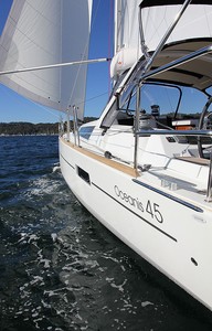 Very stylish indeed - the new Oceanis 45. - Oceanis 45 photo copyright  John Curnow taken at  and featuring the  class