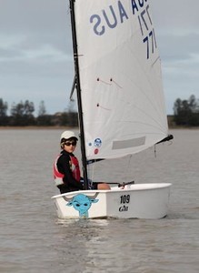 Angry Angus at this years frostbite - SA Optimist frostbite regatta 2012 photo copyright Chris Dean www.actionpics.biz taken at  and featuring the  class