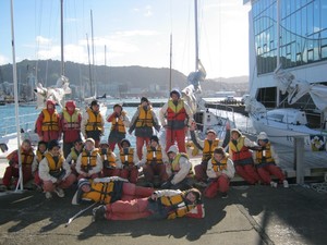 Ready to go Sailing - School Children enjoy Wellington Harbour photo copyright Wellington Ocean Sports Centre taken at  and featuring the  class