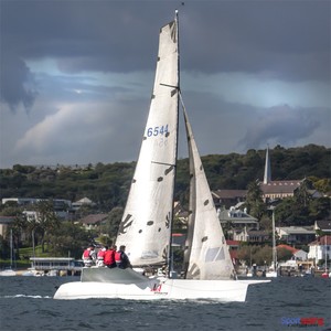 Jet also from Division E won their division overall in 2010 - CYCA Audi Winter Series 2012 - Race 9 photo copyright Beth Morley - Sport Sailing Photography http://www.sportsailingphotography.com taken at  and featuring the  class
