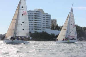 Division 1 IRC series leaders MRZ & Stormaway - MHYC Sydney City Marine Winter Series 2012 photo copyright Pip Lodder taken at  and featuring the  class
