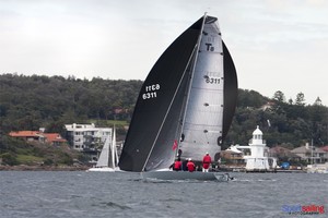Andrew Waugh's Zipper came 4th in race 9 of Division E  - CYCA Audi Winter Series 2012 - Race 9 photo copyright Beth Morley - Sport Sailing Photography http://www.sportsailingphotography.com taken at  and featuring the  class