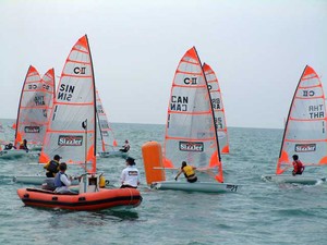 11 Dana Archibald CAN in 10th place - 2007 Byte CII World Championship Day 3 photo copyright Byte Class http://bytechamps.org/ taken at  and featuring the  class